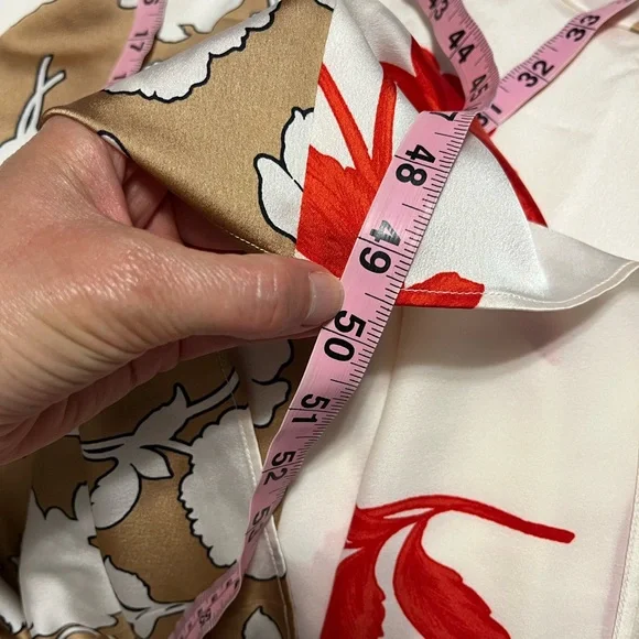 Ann Taylor Floral Collage Twisted Midi Dress NWT $229 Size 6 GORGEOUS Whimsical - Picture 12 of 13